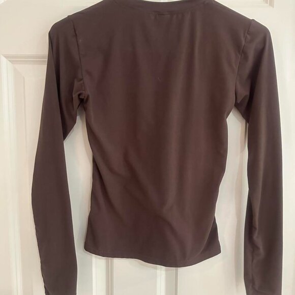 Brown Long Sleeve Top - Picture 5 of 6